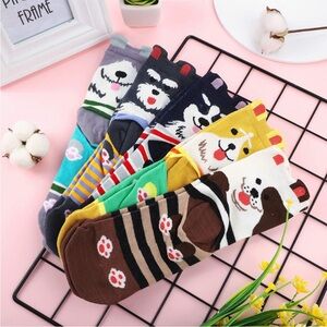 🐰Colorful Dog socks 5 pack